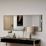 Dmora - miroir pleione, verre miroit�, objet d'ameublement mural, d�coration avec miroir, 40x2h120 cm, ...
