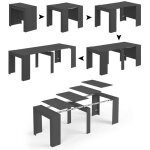 Table console compton, table � manger extensible, table avec rallonges polyvalentes extensibles jusqu'� ...
