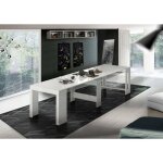 Dmora - table � rallonge dguigo, console extensible jusqu'� 12 places, table avec support d'extension, ...