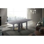Dmora - table  rallonge dlirol, console auxiliaire de cuisine, table extensible, 100% made in italy, ...