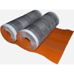Dms - 2 closoirs de fatage tout aluminium 400 mm x 5 ml rouge souple ventil - ral 8004 - 2 rouleaux ...