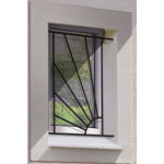 Dms - grille de defense soleil pour fenetre h= 75 cm x l= 60 cm (c�te tableau)