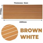 240x90cm eva foam boat decking sheet rev�tements de sol pour bateaux mousse eva yacht teak tapis de pont ...