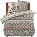 L'effet papillon - parure de couette 100% coton 57 fils 260 x 240 cm ethnic L'effet papillon - parure de couette 100% coton 57 fils 260 x 240 cm ethnic