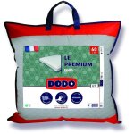 Dodo - oreiller le premium 60x60 cm - mmoire de forme - taie dhoussable - fabriqu en france