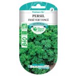 Graines de persil fris� vert fonc� bio les doigts verts