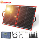 Dokio - 100w monocristallin panneau solaire portable pliable pour vr / camping / phoner