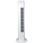 Ventilateur colonne oscillant domair tfb50e 45w 3 vitesses h80cm blanc