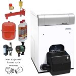Domusa - kit chaudire fioul condensation jaka 20 hfd condens + accessoires installation
