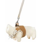 Harnais air mesh et laisse pois beige taille : l