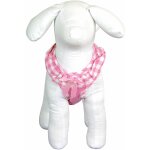 Doogy classic - harnais air mesh vichy rose taille : m