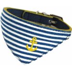 Doogy fashion - collier chien doogy matelot bleu