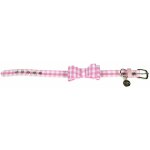 Doogy fashion - collier chien vichy rose : t30