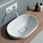 Doporro lavabo vasque � encastrer �vier design bruxelles5006a 59x40x18, 5 cm