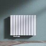 Radiateur de salle de bains chauffage central 60x77cm radiateur � eau chaude panneau double couches horizontal ...