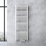 Radiateur de salle de bain s�che - serviette 140x50cm radiateur tubulaire vertical chauffage � eau chaude ...