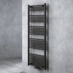 Doporro radiateur de salle de bain s�che - serviette 160x60cm tubulaire vertical chauffage �lectrique ...