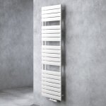 Doporro - radiateur de salle de bain s�che - serviette 180x60cm radiateur � eau chaude vertical blanc ...