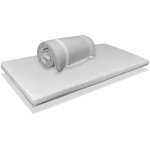 Xaluca - matelas bebe pliant pour lit de voetage mimo 120x60 gris epaisseur 5 cm - dehoussable, lavable, ...