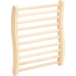 Dossier de sauna en forme de s bois massif de pin vidaxl