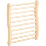 Dossier de sauna en forme de s bois massif de pin vidaxl