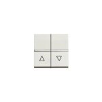 Double bouton pour stores blanc niessen zenit n2244 bl