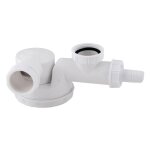 Wirquin - double cuisine vier siphon vidange 1 1 / 2' x 40mm entre lave - vaisselle