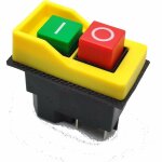Double interrupteur à bouton poussoir rouge / vert 16a / 240vac kjd17 - 21521 - 612 Double interrupteur à bouton poussoir rouge / vert 16a / 240vac kjd17 - 21521 - 612