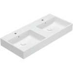 Ceramica globo - double lavabo en cramique 110x50 cm globo stone scq110bi blanc - cramique