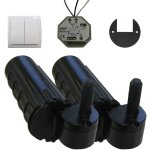 Slid'up by mantion - double motorisation pour volet 1 battant gauche slid'up uranus filaire - gond  ...