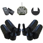 Double motorisation pour volet 2 battants slid'up uranus radio - gond � 12 mm