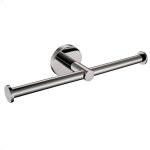 Double porte papier toilette chromé support rouleau papier hygiénique fixation murale dérouleur papier ... Double porte papier toilette chromé support rouleau papier hygiénique fixation murale dérouleur papier ...