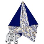 Double serviette de plage kikoy still gold en coton et ponge avec keep backpack