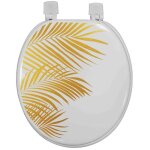Douceur d'intrieur - abattant wc mdf orbella blanc