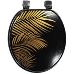 Douceur d'intrieur - abattant wc mdf orbella noir