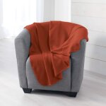 Douceur d'int�rieur - couverture, couvre - lit en polaire milout, 125 x 150 cm