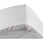 Douceur d'int�rieur - drap housse 160x200 cm - percale 100% coton - bonnet 30 cm - blanc