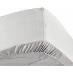 Douceur d'intérieur - drap housse 180x200 cm - percale 100% coton - bonnet 30 cm - blanc Douceur d'intérieur - drap housse 180x200 cm - percale 100% coton - bonnet 30 cm - blanc