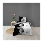 Douceur d'int�rieur - housse de couette 1 personne 140 x 200 cm 100% coton 57 fils stormi