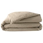 Douceur d'int�rieur - housse de couette 2 personnes 240 x 220 cm percale de coton 78 fils sable