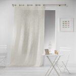 L3c - voilage uni � oeillets effet lin - 140 x 280 cm - haltona - beige - livraison gratuite