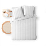 Douceur d'int�rieur - parure de lit cleo blanc 240x220