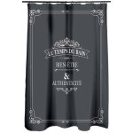 Douceur d'int�rieur ? rideau de douche vintage imperm�able 180x200 cm ? 100% polyester ? lavable � 30�c ...
