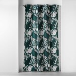 Douceur d'int�rieur - rideau a oeillets 140 x 240 cm coton imprim� panabel bleu