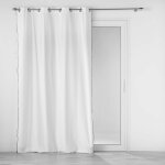 Douceur d'int�rieur - rideau � oeillets 140 x 240 cm coton recycl� mistraline blanc