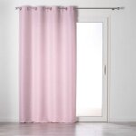 Homemaison - rideau a oeillets 140 x 240 cm tamisant chambray glory dragee