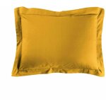 Douceur d'int�rieur - taie d'oreiller rectangle 50x70 cm - 100% coton - jaune