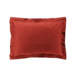 Douceur d'int�rieur - taies d'oreiller percale - 50x70 cm - rouge