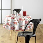 Bricoline - nappe ronde diamètre 160 cm cerise - pvc imprimé - livraison gratuite Bricoline - nappe ronde diamètre 160 cm cerise - pvc imprimé - livraison gratuite