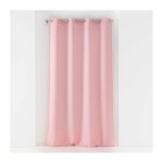 Douceur d'int�rieur - voilage � oeillets petite hauteur 140 x 180 cm voile tiss� soane rose